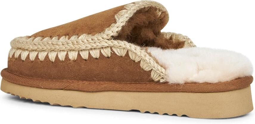 Mou Eskimo Slipper met EVA-zool Brown Dames