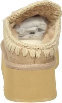 MOU Klomp Eskimo platform beige leren klompen - Foto 8