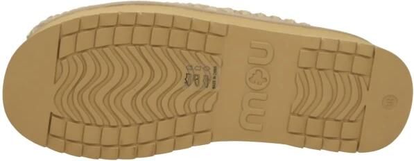 MOU Klomp Eskimo platform beige leren klompen - Foto 7