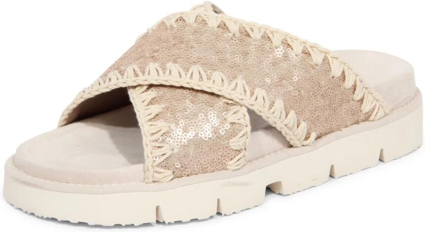 Mou Criss-Cross Paillet Sandaal