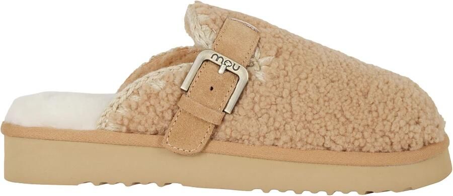 Mou Curly Sheepskin Clog Eskimo