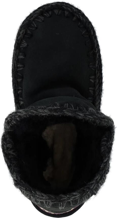 MOU Vachtlaarzen Dames Eskimo 18 Glitter Logo Maat: 36 Materiaal: Suède Kleur: Zwart - Foto 12
