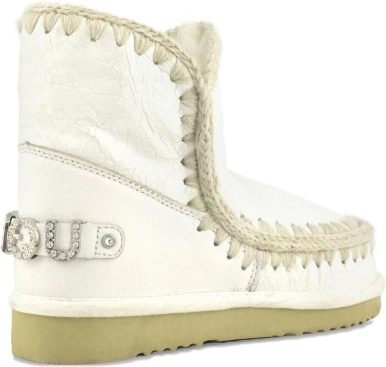 Mou Witte Eskimo Laarzen voor Dames met Rhinestones White Dames - Foto 2