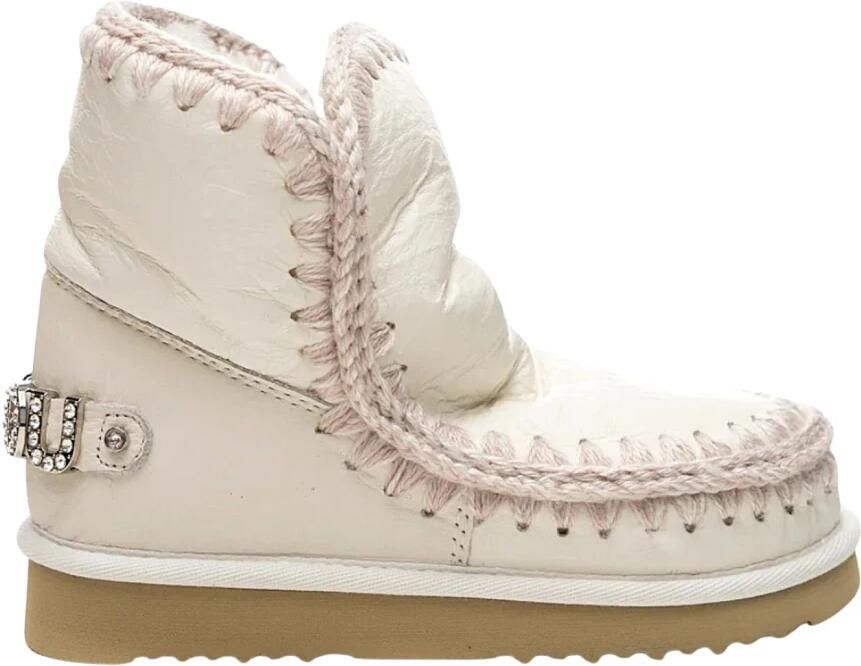 Mou Witte Eskimo Laarzen voor Dames met Rhinestones White Dames - Foto 3
