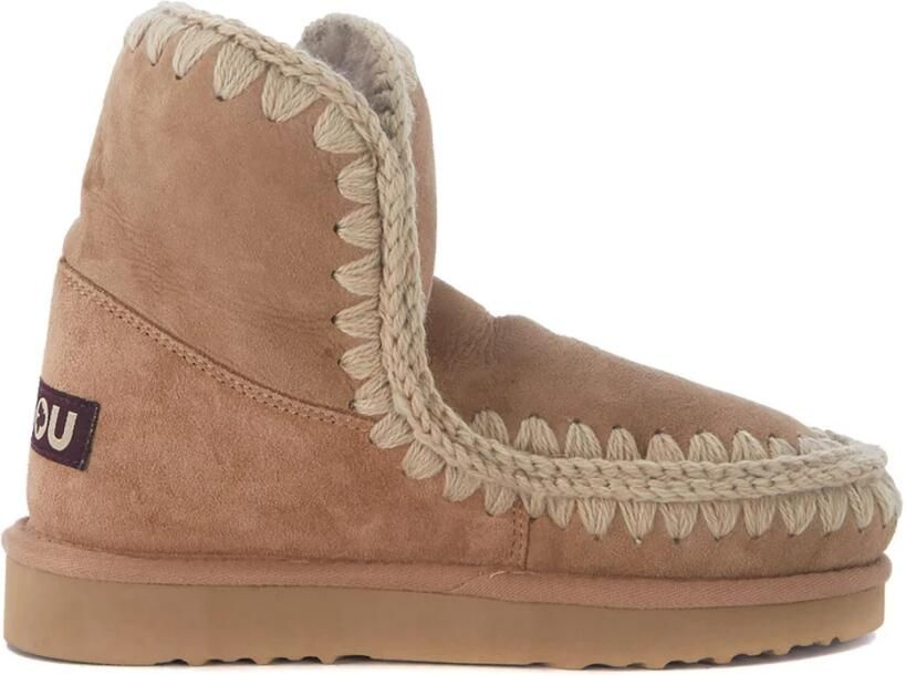 MOU Vachtlaarzen Dames Eskimo 18 Glitter Logo Suède Beige - Foto 14
