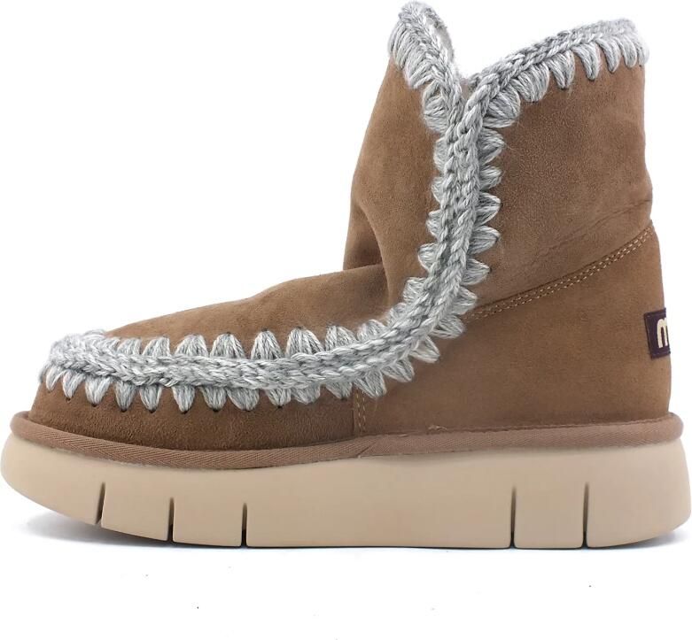 MOU Vachtlaarzen Dames Eskimo 18 Bounce Maat: 40 Materiaal: Suède Kleur: Taupe - Foto 4