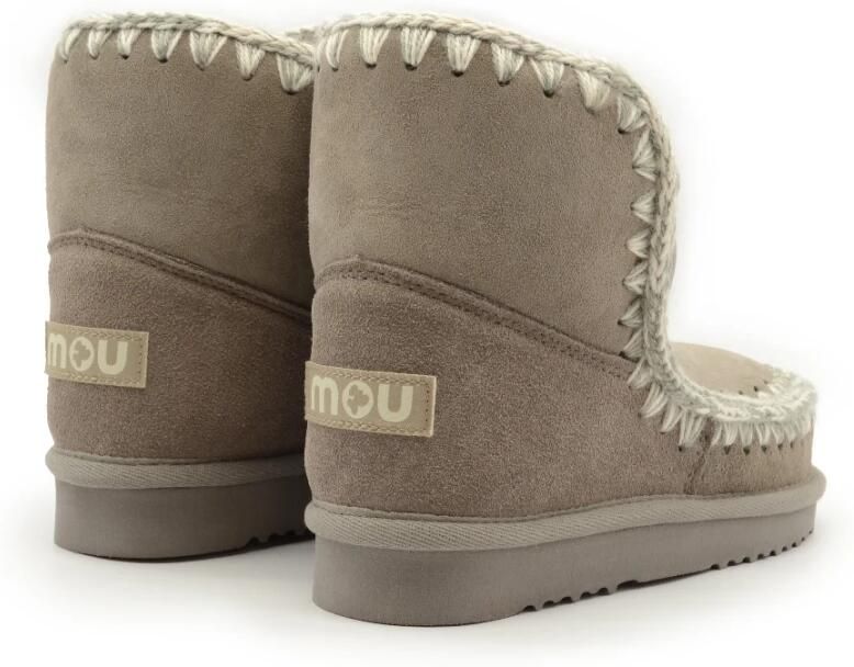 MOU Vachtlaarzen Dames Eskimo 18 Glitter Logo Suède Grijs - Foto 11