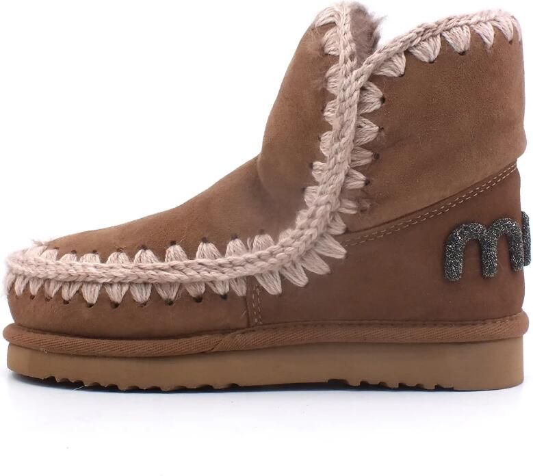 MOU Leren laarzen Eskimo 18 Glitter Logo