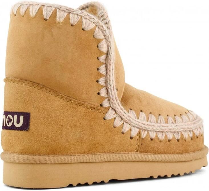 MOU Vachtlaarzen Dames Eskimo 18 Glitter Logo Suède Beige - Foto 9