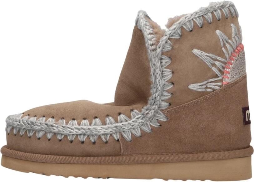MOU Vachtlaarzen Dames Eskimo 18 Sun Suède Camel - Foto 6