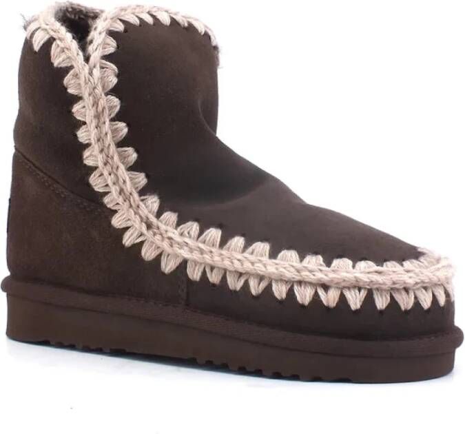 Mou Eskimo 18 Verfijnde schapenleren laarzen Brown Dames