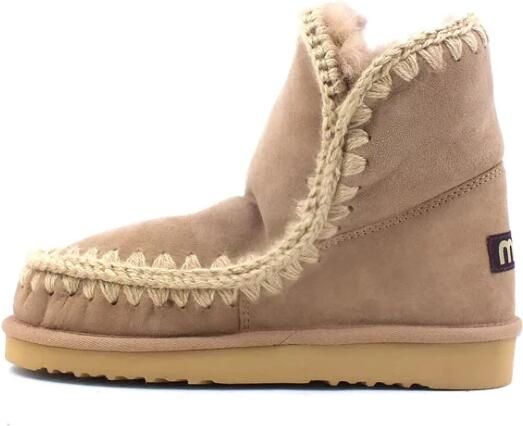 MOU Vachtlaarzen Dames Eskimo 18 Glitter Logo Maat: 39 Materiaal: Suède Kleur: Beige - Foto 11
