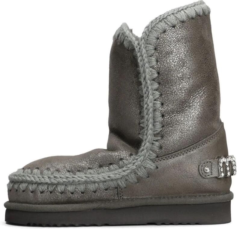 Mou Enkellaarzen ESKIMO 24 RHINESTONES LOGO - Foto 3