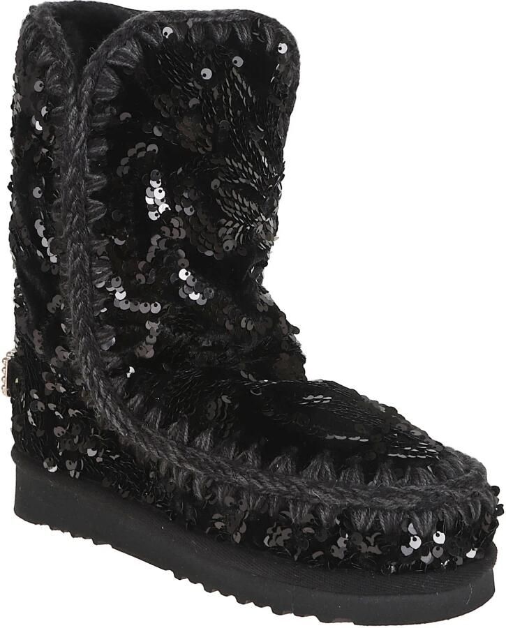 Mou Dames Schoenen Enkellaarzen Zwart Aw23 Black - Foto 2