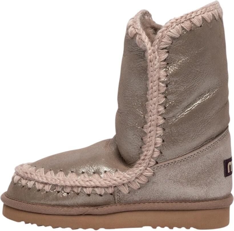 Mou Zilver Metallic Enkellaarzen Aw23 Gray Dames - Foto 2