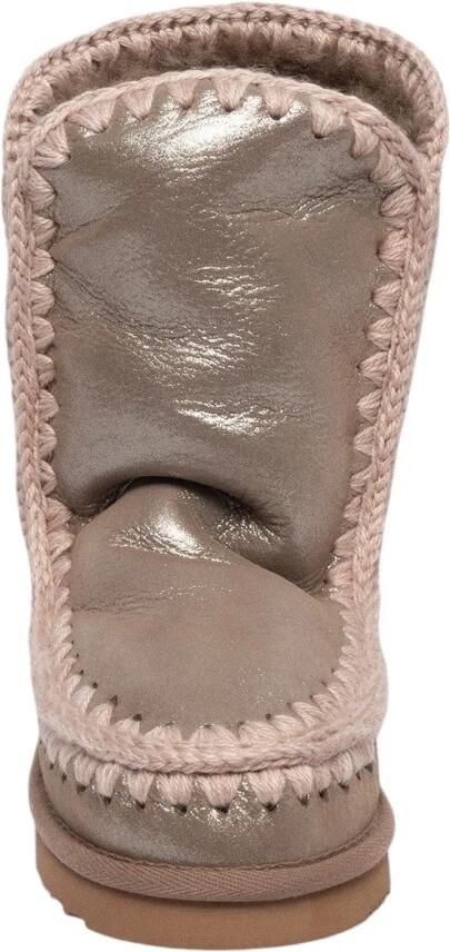 Mou Zilver Metallic Enkellaarzen Aw23 Gray Dames - Foto 6