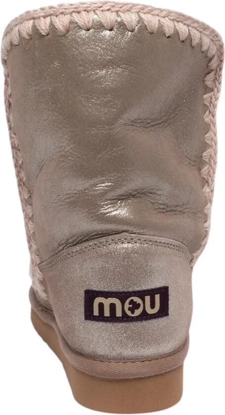 Mou Zilver Metallic Enkellaarzen Aw23 Gray Dames - Foto 5