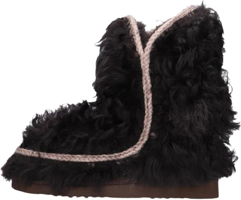 MOU Vachtlaarzen Dames Eskimo 24 Checkiang Fur Textiel Zwart - Foto 6