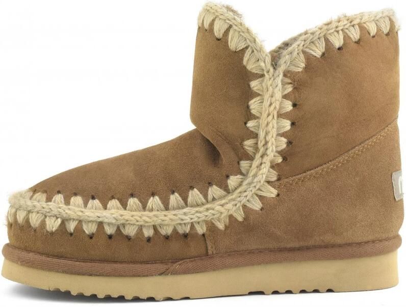 MOU Vachtlaarzen Dames Eskimo 18 Glitter Logo Maat: 41 Materiaal: Suède Kleur: Cognac - Foto 6