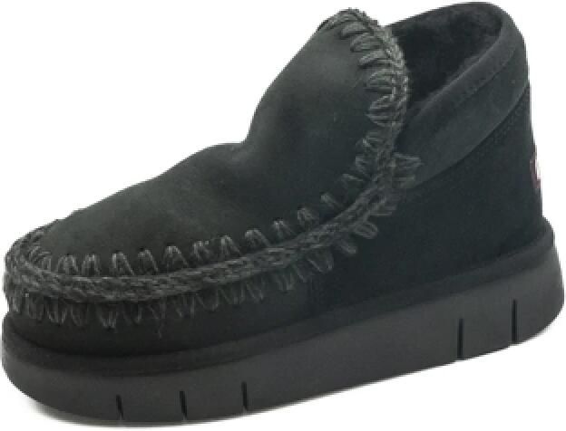 MOU Vachtlaarzen Dames Eskimo Bounce Sneaker Maat: 40 Materiaal: Suède Kleur: Zwart - Foto 9