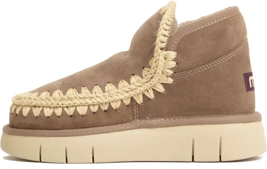 MOU Vachtlaarzen Dames Eskimo Bounce Sneaker Maat: 40 Materiaal: Suède Kleur: Beige - Foto 5