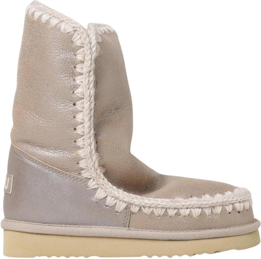 Mou Eskimo Crochet Detail Boots