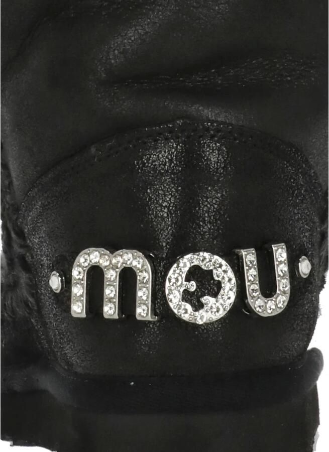 Mou Eskimo40 Rhinestones Logo Stivale Zwart Dames - Foto 2