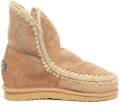 Mou Inner Wedge Short Cam Brown Dames - Beige