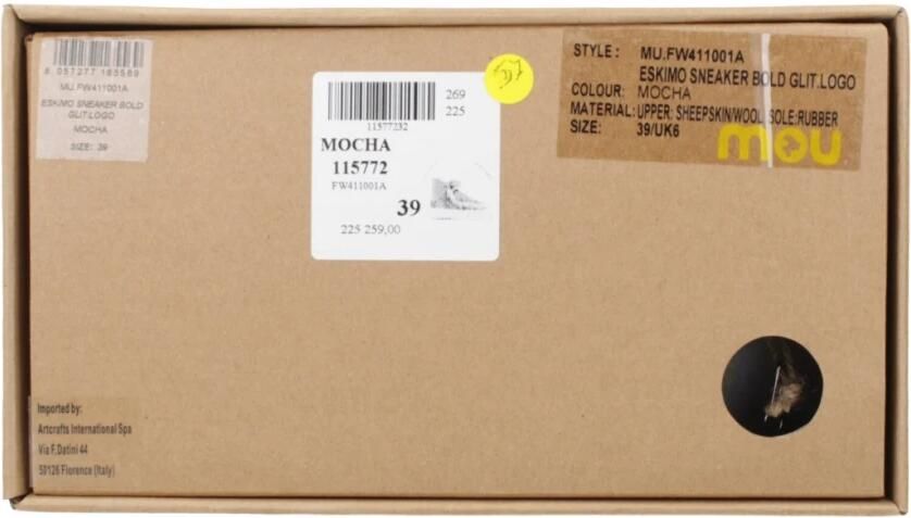 Mou Bruine Omgekeerde Schapenvacht en Suède Enkellaars Bruin Dames - Foto 3