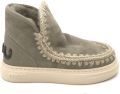Mou Glitter Logo Sneaker Laarzen Shearling - Groen