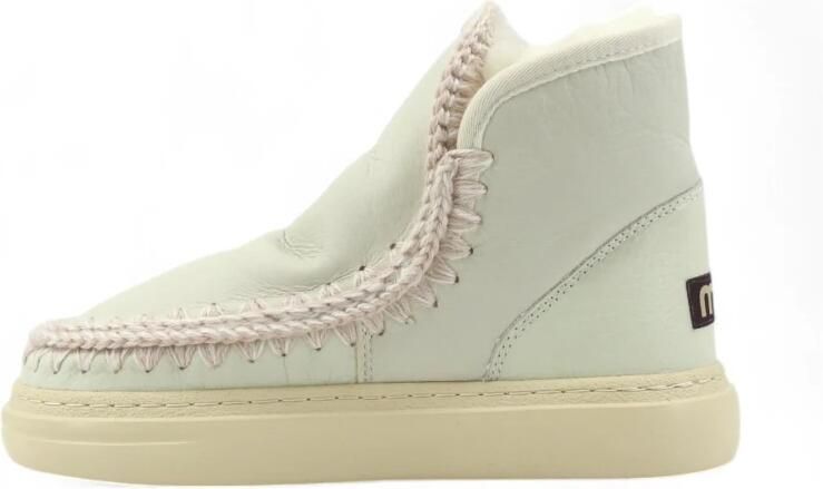 Mou Bold Sneakerlaars van Omgekeerd Schapenleer en Leer - Foto 6