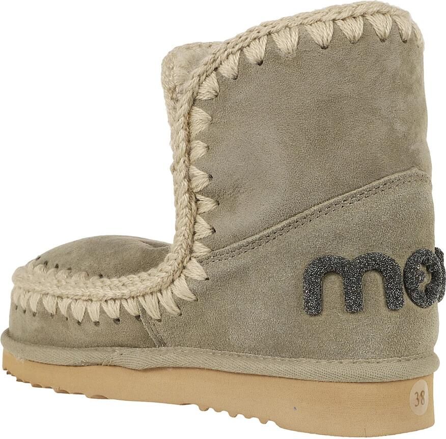 Mou Grijze Enkellaarzen voor Vrouwen