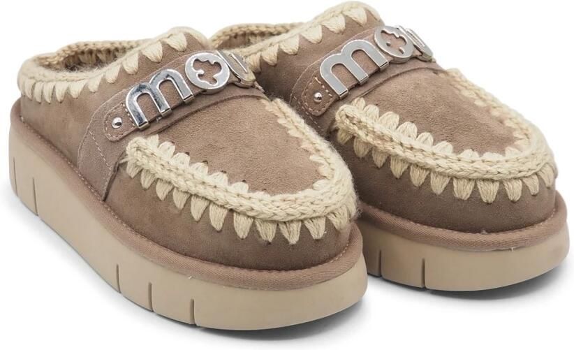 Mou Grijze Olifant Pantoffels met Bounce Logo - Foto 3