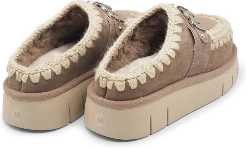 Mou Grijze Olifant Pantoffels met Bounce Logo - Foto 4