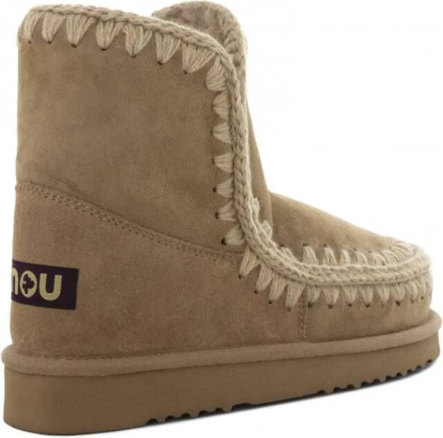 MOU Vachtlaarzen Dames Eskimo 18 Glitter Logo Maat: 39 Materiaal: Suède Kleur: Beige - Foto 9