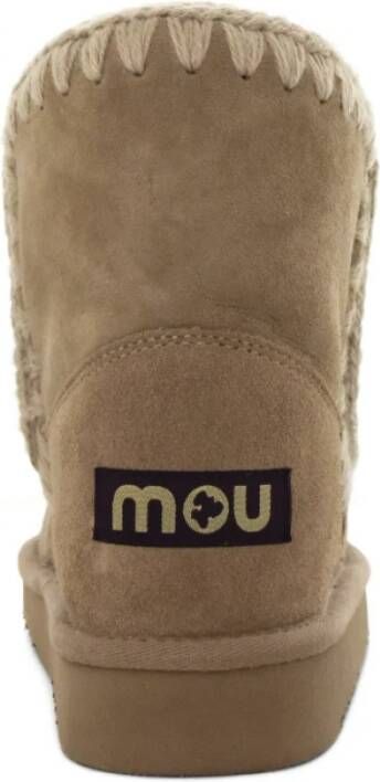 MOU Vachtlaarzen Dames Eskimo 18 Glitter Logo Maat: 39 Materiaal: Suède Kleur: Beige - Foto 10