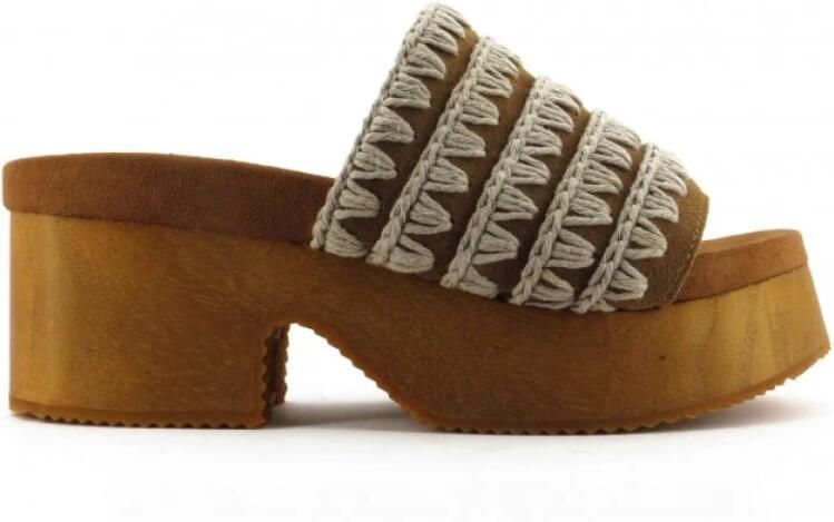 Mou Klompen van suède