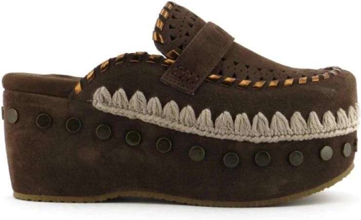 Mou Klompen van suède