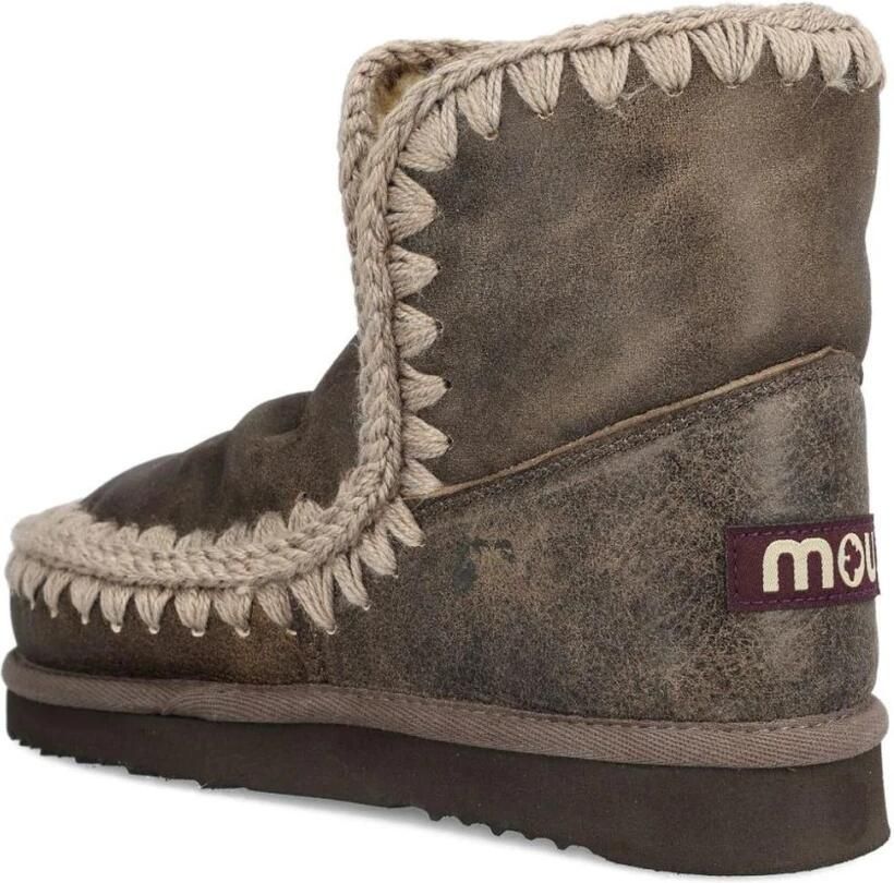 Mou Leren & Wollen Enkelboots - Foto 2