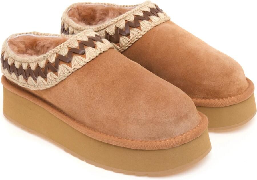 Mou Platform Clog Suede Leather - Foto 4