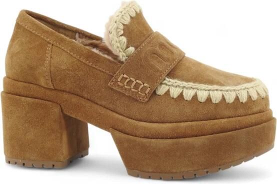 Mou Platform Loafer Suède