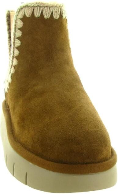 Mou Platform Suede Chelsea Schoenen