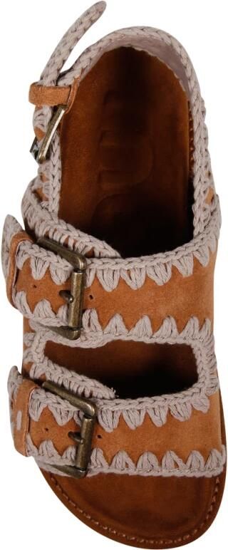 MOU Dames New Bio 02 Maat: 36 Materiaal: Suède Kleur: Cognac - Foto 3