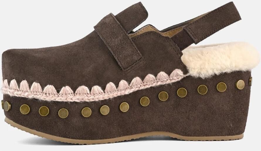 Mou Schapenvacht Backstrap Klomp met Haaksteek - Foto 2