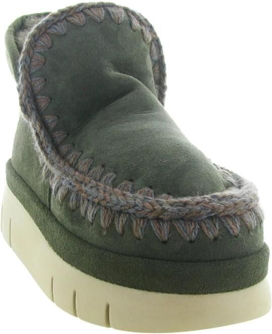 Mou Suede Buckle Strap Schoenen