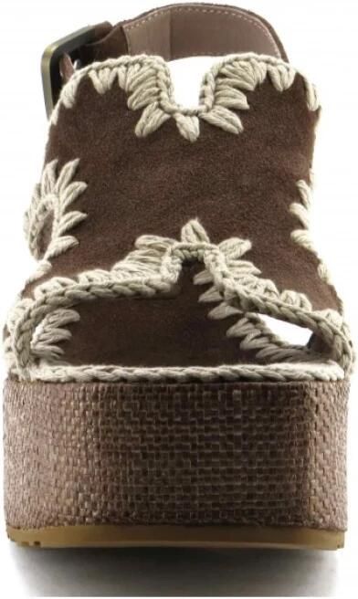 Mou Suède en Raffia Sandalen - Foto 2