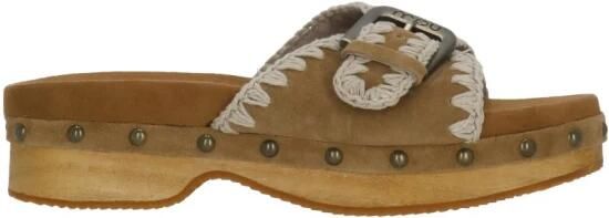 Mou Suede Lederen Slippers