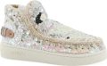 Mou Zomer Eskimo Pailletten Enkellaars voor dames White - Wit