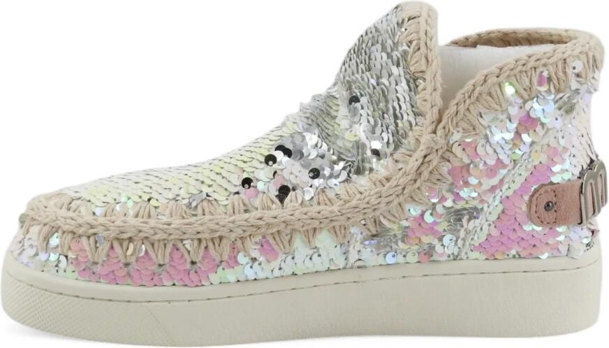 Mou Zomer Eskimo Pailletten Enkellaars voor dames White Dames - Foto 2