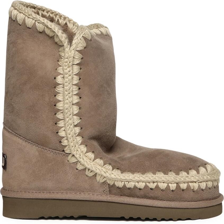 MOU Vachtlaarzen Dames Eskimo Boot Maat: 36 Materiaal: Suède Kleur: Bruin - Foto 2